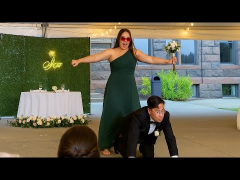 The greatest wedding entrance ever