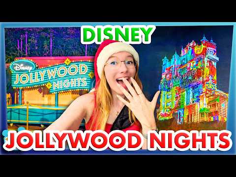 We Did EVERYTHING at Jollywood Nights Christmas Party in Disney World -- Shows, Snacks & MORE