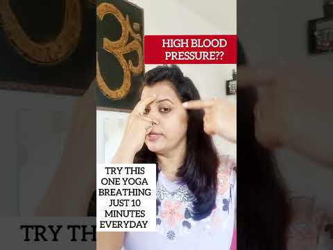 High Blood pressure??? Try this One Breathing 10 minutes everyday