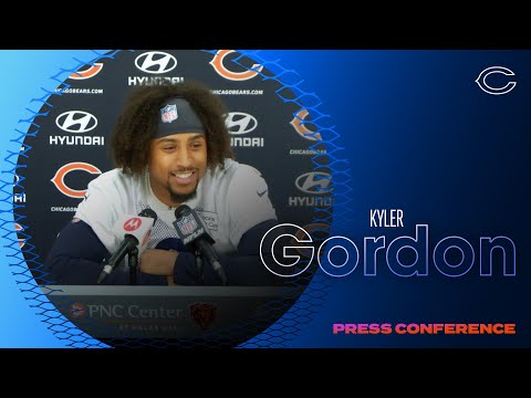 Kyler Gordon: 'I'm excited to be on this path' | Chicago Bears video clip