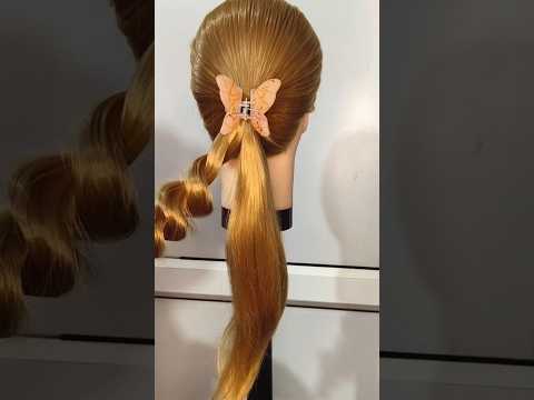 Recreated 1.2M+ viwes Hairstye ❤ ||Buttrefly clip juda hair style#reels #trending #viralvideo