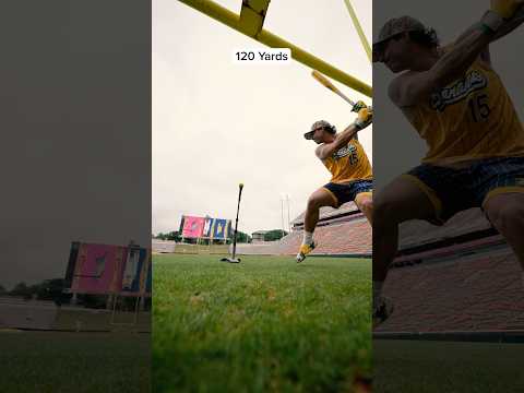 How Far Can I Hit a Field Goal? #baseball