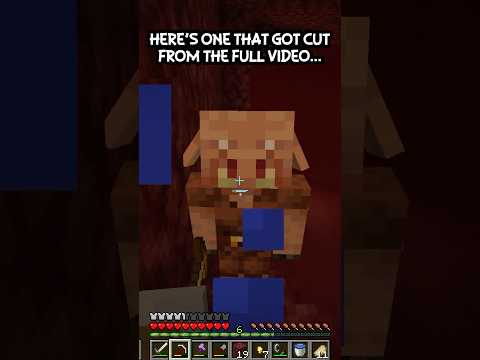 I made Piglins HUGE FANS of @Knarfy