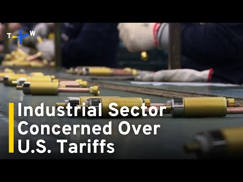 YouTube video thumbnail: U.S. Tariffs Spread Concern in Taiwanese Industrial Sector