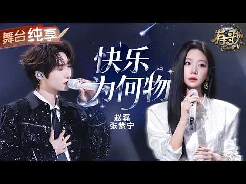 【纯享版】原来最好的告别是温柔放手！赵磊张紫宁用歌声诠释《快乐为何物》 动听的声线里藏着淡淡的遗憾！#有歌2 EP10 20260306