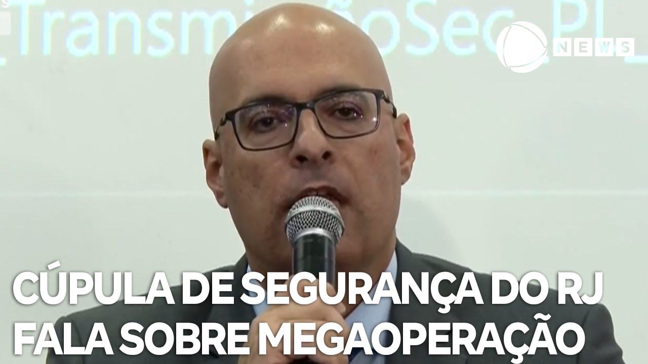 Cúpula de segurança do Rio de Janeiro comenta megaoperação