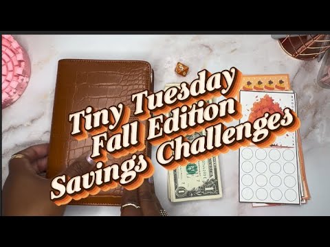 Tiny Tuesday Savings Challenge 2025 Cash Stuffing | October Week 3