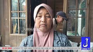SATU RUMAH ROBOH DI JALAN KARAU GG SEWARGA DUSUN SELATAN TERSERET ARUS DERAS
