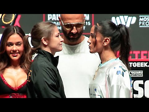 Katie Taylor and Amanda Serrano FACE OFF IN DALLAS ahead of historic rematch