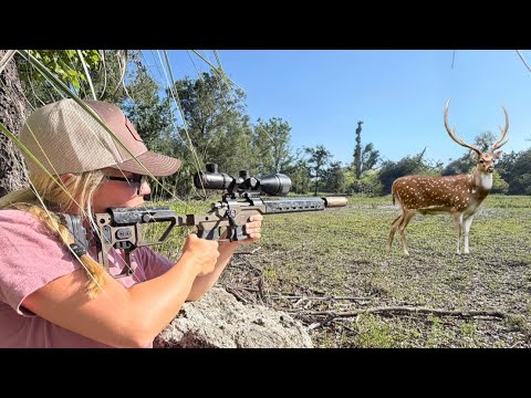 Crystal’s dream came true! (axis deer catch & cook) video thumbnail