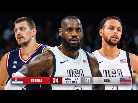 USA vs Serbia - Full Game Highlights | July 17, 2024 | USA Basketball Showcase | 2024 Paris Olympics