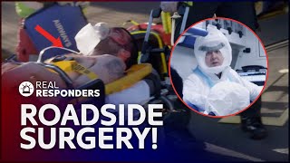 Trauma Doctor Performs Emergency Brain Surgery on Roadside