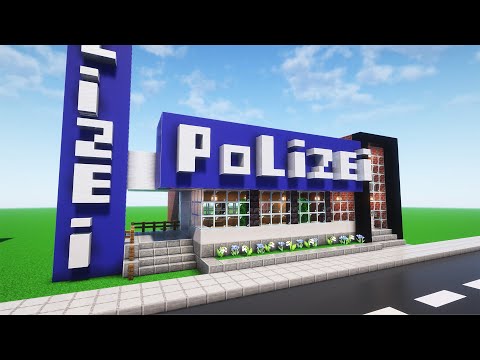 Minecraft Polizeistation bauen Tutorial  - Polizeirevier bauen in Minecraft 1.21