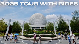 EPCOT 2025 Complete Walkthrough Experience w/ Rides in 4K | Walt Disney World Florida August 2025