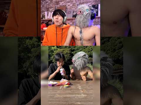 Try not to Laugh Game!  Past self with Inosuke🔥