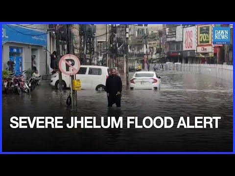 YouTube video thumbnail:  Pakistan Weather Update: Warning Of ‘Exceptionally High Flood’ In River Jhelum