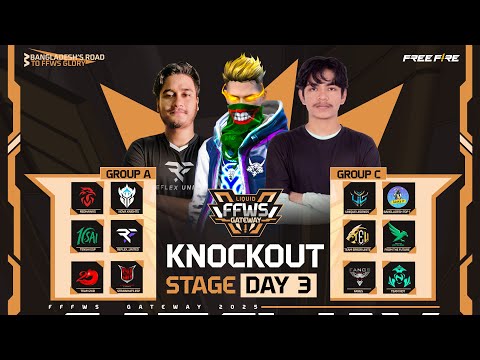 [🔴LIVE] KO STAGE DAY 3 | FFWS GATEWAY : LIQUID ESPORTS | ft @raadvaiyt829 @Flickerz7