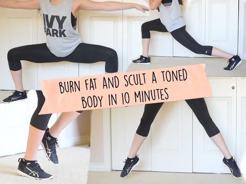 10 minute Fat burning + Sculpting Cardio Workout 10 minute Fat burning + Sculpting Cardio Workout