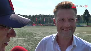 Screenshot van video Reactie Peter Wesselink op Ajax - Excelsior'31