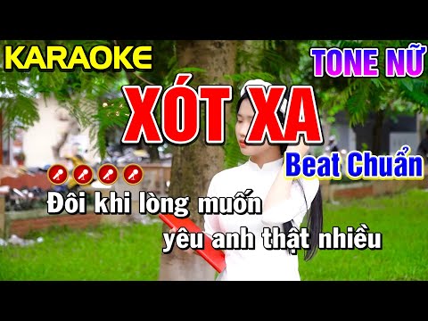 Xót Xa Karaoke Bolero Nhạc Sống Tone Nữ ( HAY NHẤT ) | Nàng Thơ Karaoke