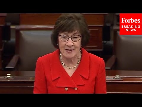 YouTube video thumbnail: Susan Collins Urges Support For DoD Funding Bill To 'Remove The Uncertainty' About Paying Troops
