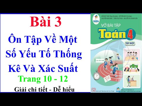 Vở Bài Tập Toán Lớp 4 Bài 3 Trang 10 | Ôn Tập Về Một Số Yếu Tố Thống Kê Và Xác Suất | Cánh Diều
