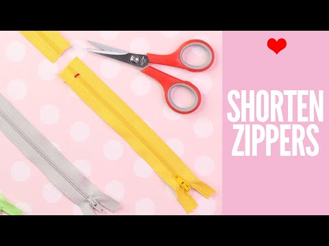 How to Shorten a Zipper
