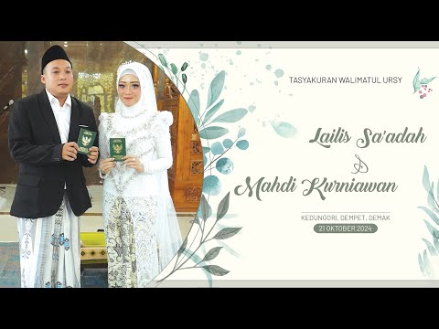 LIVE PERNIKAHAN LAILIS SA'ADAH & MAHDI KURNIAWAN - DEMPET DEMAK, 21 OKTOBER 2024