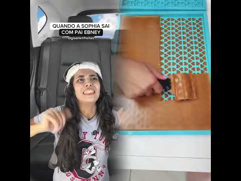 SOPHIA SAINDO COM O PAI #humor #comedia #comedy