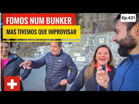 COMO É UM BUNKER REAL NA SUÍÇA...