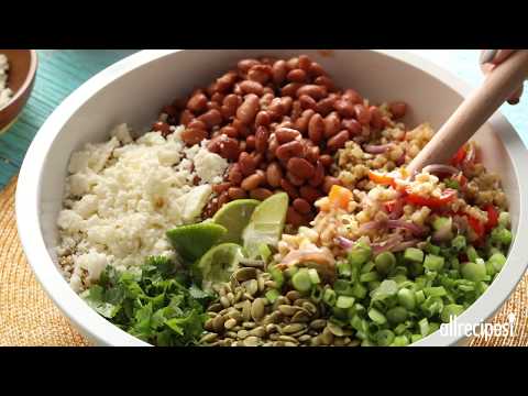 Vegetarian Recipes - How to Make Cauliflower Rice Fajita Bowls