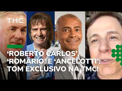 É TOM CAVALCANTE! 'Roberto Carlos', 'Ancelotti' e 'Romário' INVADEM Brasil x Japão e BENJA REAGE