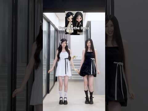 🤍⬅️ or ➡️🖤 ? / Sandy&Mandy #trending #transition