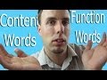 Function Words and English Speech