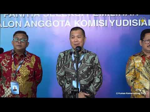 Konferensi Pers terkait Seleksi Kualitas Calon Anggota Komisi Yudisial Periode 2025–2030