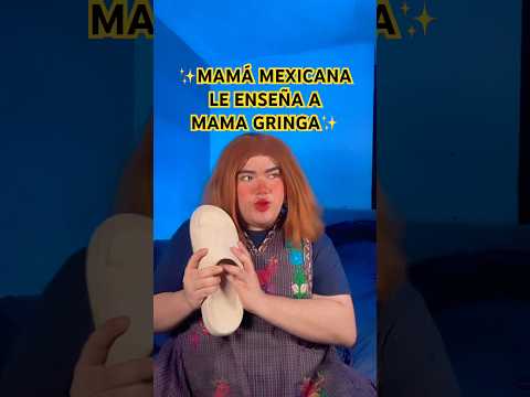 MAMÁ MEXICANA LE ENSEÑA A MAMÁ GRINGA #shorts