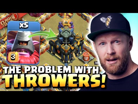 Pros RISK WAR with THROWERS (why are throwers bad?) | Clash of Clans