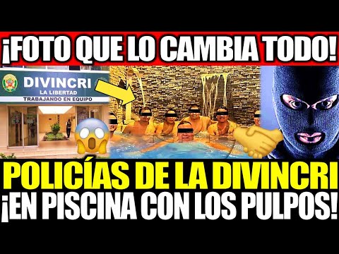 ¡INCREÍBLE! POLICÍAS DE LA DIVINCRI TRUJILLO RELAJÁNDOSE EN PISCINA CON "LOS PULPOS"