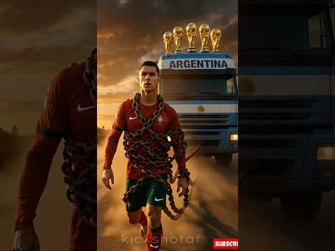 Ronaldo got mocked for having no trophy 🏆 #messi #ai #ronaldoaivideo #messi