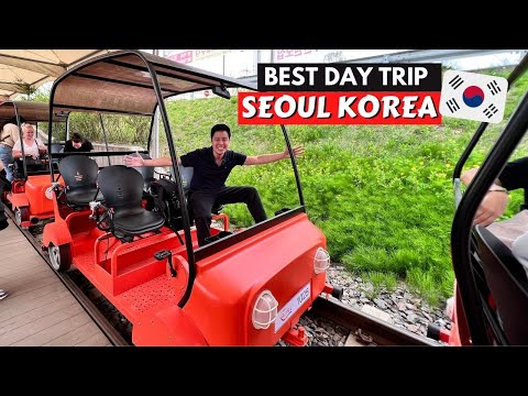 NAMI ISLAND 🇰🇷 Day Trip From Seoul South Korea You Must Do! GANGCHON RAIL BIKE PARK | PETITE FRANCE