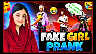 Fake Girls Prank With My Friends😍 Garena Free Fire