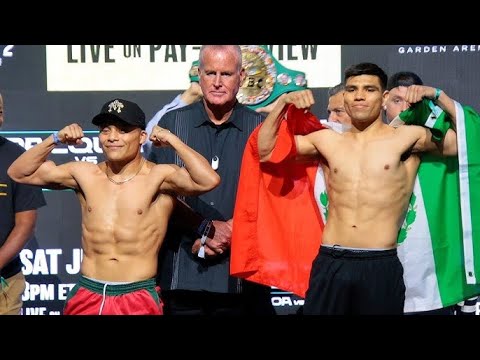 Pitbull Cruz faces off with Omar Salcido on undercarriage of Manny Pacquiao return