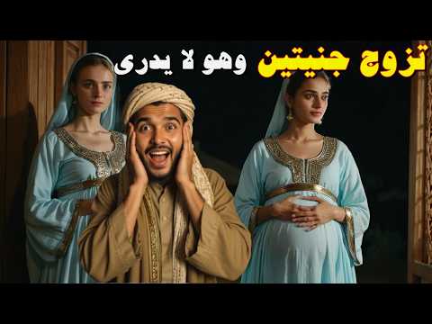 قصة رجل تزوج جنية حسناء وهو لايعلم ثم بعد ذلك وهبت له أختها ولكن بعد ذلك كانت المفاجأة الصـ ادمة