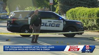 YouTube video thumbnail: Medford Police: 5 Juveniles Arrested After Stolen Vehicle Crashes