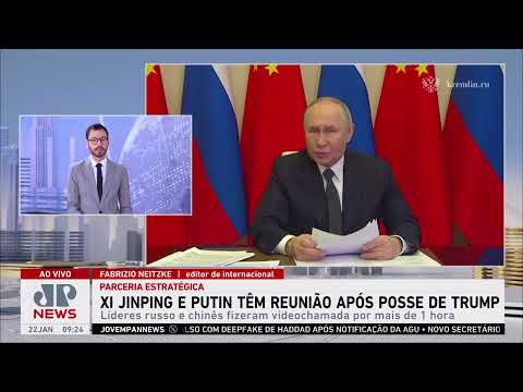 Xi Jinping e Putin têm reunião após posse de Trump; Fabrizio Neitzke comenta