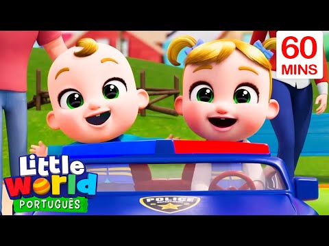 Nina e Nico brincam de polícia e pegam o ladrão | Nina e Nico - Little World Português
