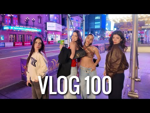 viajé con mis amigas a New York - vlog 100