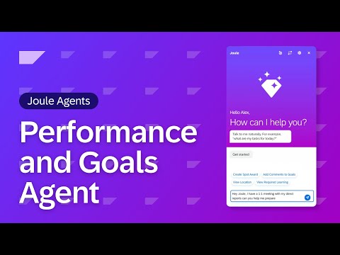 Joule Agents: Performance and Goals Agent | Demo