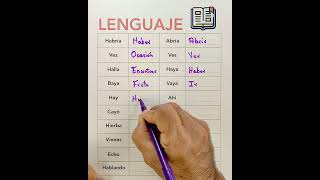 Vocabulario que debes poner en práctica