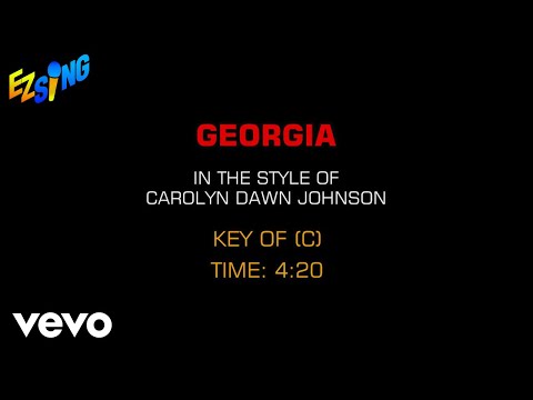 Carolyn Dawn Johnson – Georgia (Karaoke)